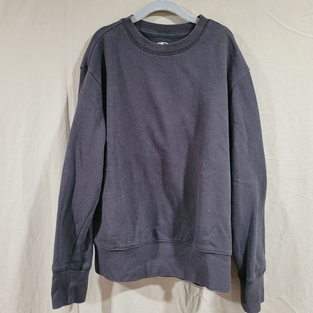 Athletic Large 10-12 black pullover sweatshirt unisex